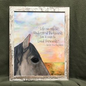 Horse Inspirational Print Wall Art/Decor